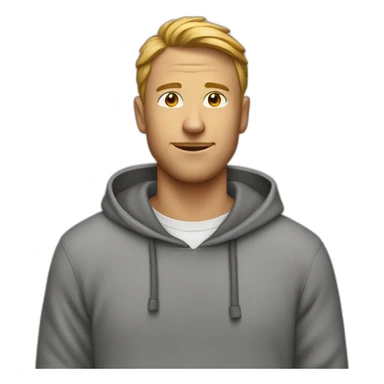 Men-in-sweat-shirt sticker