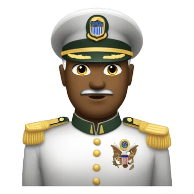 white general of army usa angry sticker