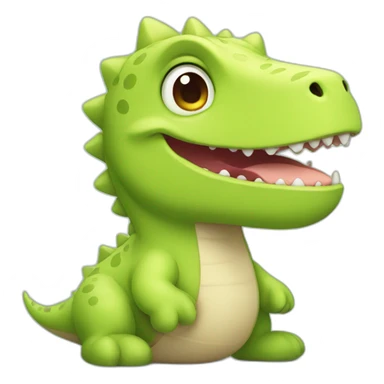 cute dino sticker
