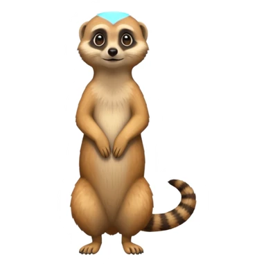 A meerkat standing  sticker