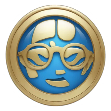 Un badge certifié bleu comme ceux de Instagram  sticker