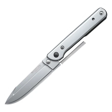 Box cutter utility knife with extended blade, sharp and precise cutting tool sticker