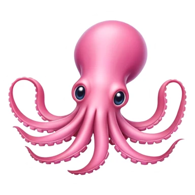 Meet the pink squid and other amazing animals, each with their unique talents and charm sticker