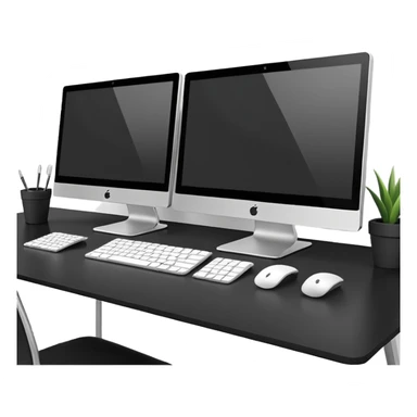 Dual Monitor Setup sticker