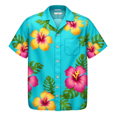 hawaiian shirt sticker