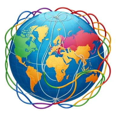 spread of fake news around the world sticker