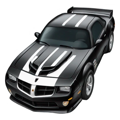Black trans Am car sticker