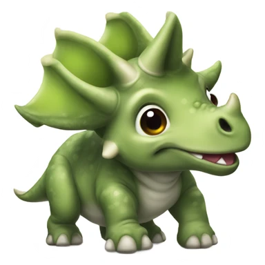 Cute triceratops  sticker