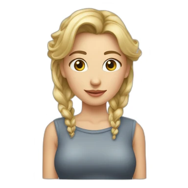 девушка с темными глазами и волосами в кимоно sticker