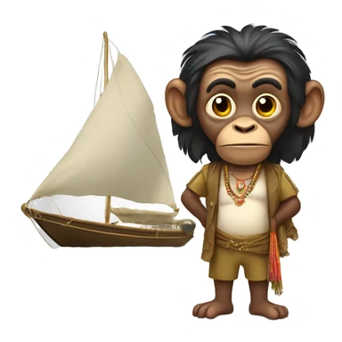 bored ape  yacht club indian hindu version sticker