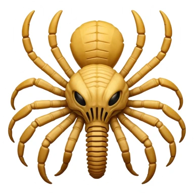 man with Facehugger sticker