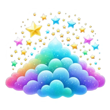 tiny sparkling glitter dust scattered in the air, shining brightly, floating and spreading. Glossy, smooth, soft shadows, white background.



 sticker