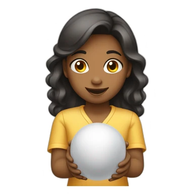 A girl who likes bowling sticker