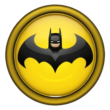 Batman signal sticker
