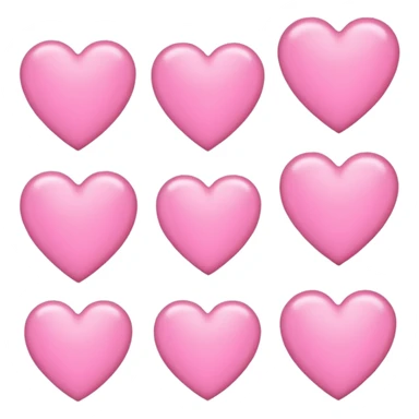 Pink hearts  sticker