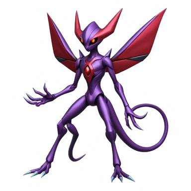 Scizor-Bisharp-Darkrai-Deoxys-Fakémon-hybrid-creature (full body)  sticker
