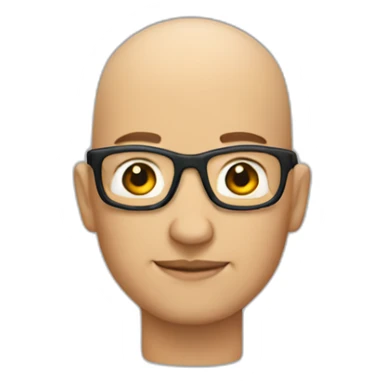 bald mexican product designer sticker