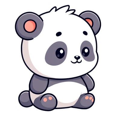 Panda sticker