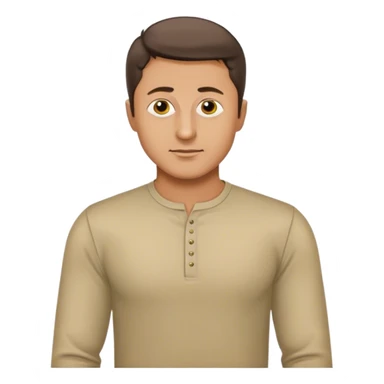 zelenskyy standing full body long sleeve shirt sticker