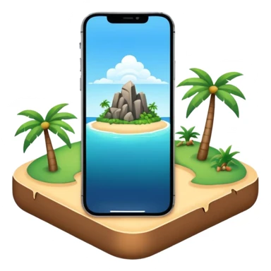 iPhone 14 Pro with Dynamic Island, sleek design sticker