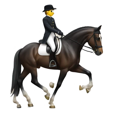 Dressage Horse sticker