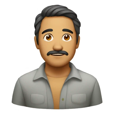 rostro de un espanto del llano venezolano sticker