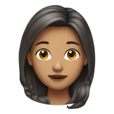 The girl comes out the door. sticker