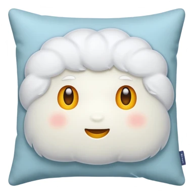 pillow without eye sticker