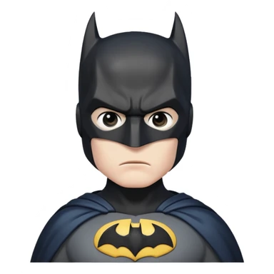 Batman looking serious sticker