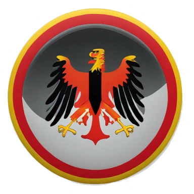 ONE EMOJI OF Flag of german empire WITH BLACK ON THE TOP WHITE IN THE MIDDLE AND RED AT  DOWN sticker
