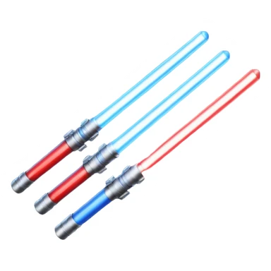 Blue and red light savers crossing sticker