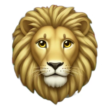 Give me lion sun Iran flag sticker