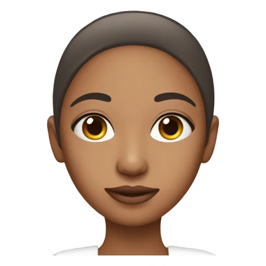 girl wearing a skincare face mask sticker