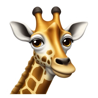 Girafe avec point d’interrogation  sticker