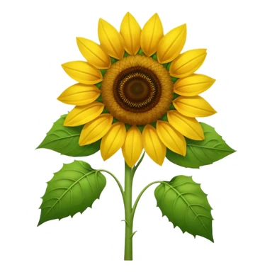 Sunflower sticker
