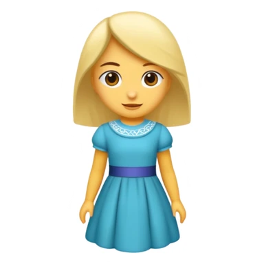 Mor saçlı kız elbise beyaz 

 sticker