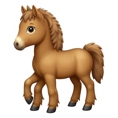 a baby horse sticker