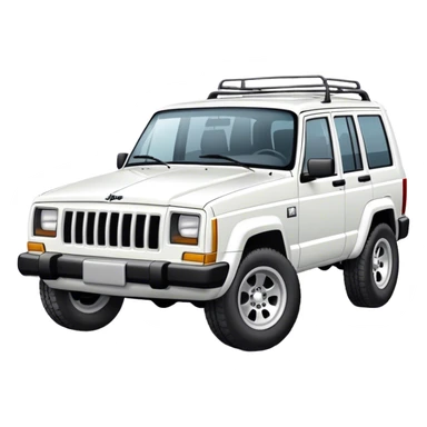 White jeep cherokee xj sticker