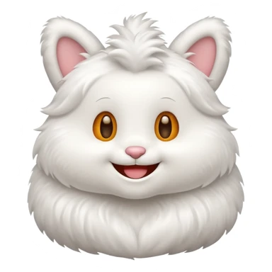 Labubu smiling character with a big smile sticker