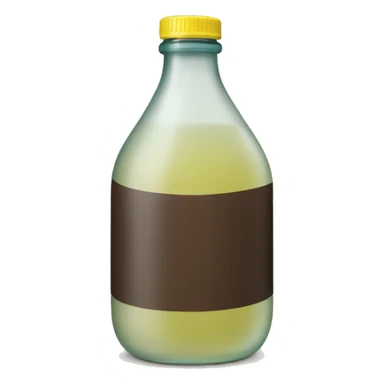 liquid exfolliating bottle with label sticker