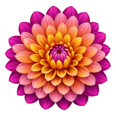 Dahlia sticker