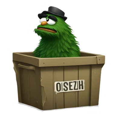 Oscar the Grouch Disney Villain:
Sir Grizzle
A green, surly noble who resides in a decaying manor filled with junk, Sir Grizzle is a master of manipulation and keeps people at bay with his vile personality. Obsessed with collecting garbage, sticker