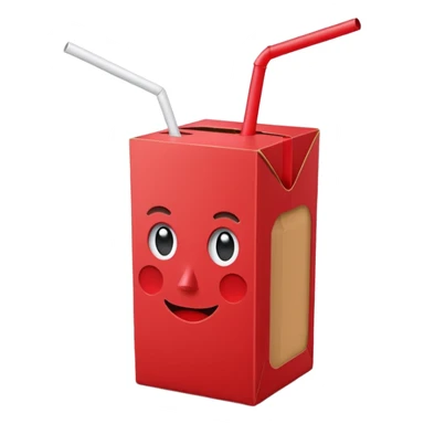 Juice box sticker