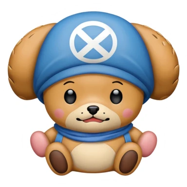  Chopper de one piece animado sticker