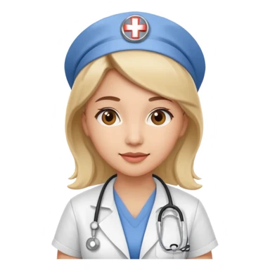 nurse woman sticker