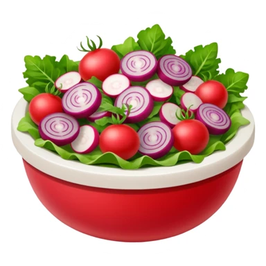 vegetarian red salad sticker