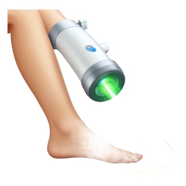 laser hair removal treatment on legs  sticker