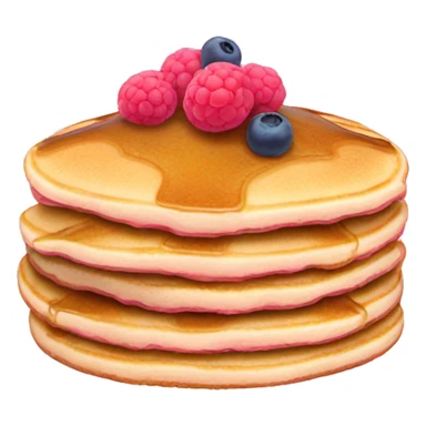 pancakes light pink berry sticker