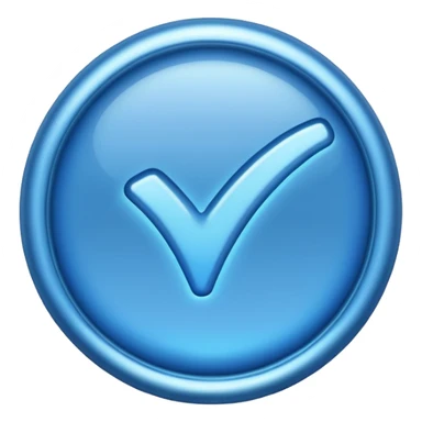 I need a proper meta verified blue tick emoji sticker