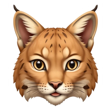 A high-resolution photo-realistic digital illustration of a baby lynx, chest upward A high-resolution, photo-realistic digital illustration of a majestic young Eurasian lynx, shown from the shoulder upwards with lynx markings, zoomed out sticker
